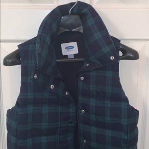 Old Navy Plaid Vest